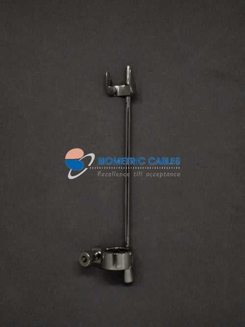 Reusable Stainless Steel Biopsy Needle Guide Compatible with Philips C8-4V Ultrasound Probe