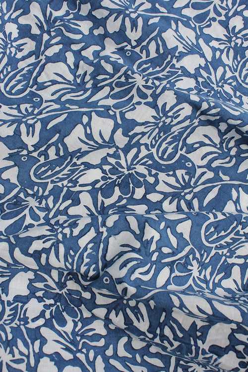 Natural Dye Block Print Cotton Fabric