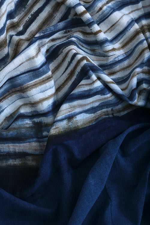 Natural Dye Shibori Cotton Fabric