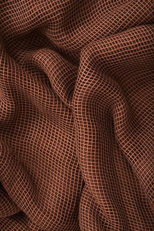 Natural Dye Signature Weave Silk Fabric