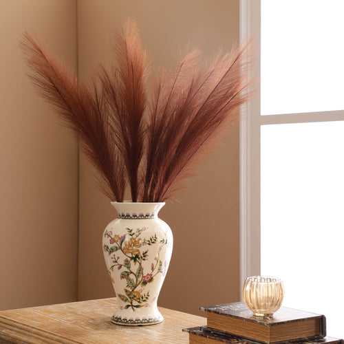 Brown Faux Pampas Grass (Set of 5)