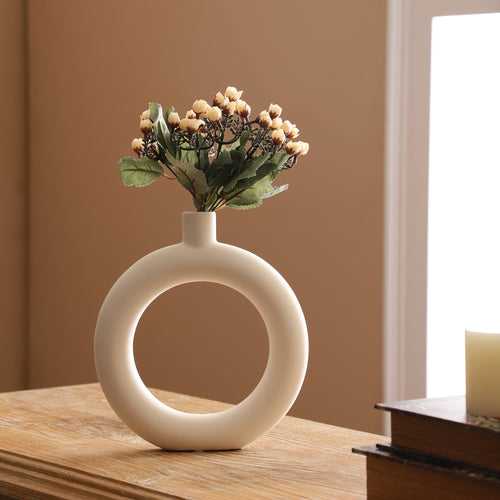 Ceramic Ring Vase (Medium)