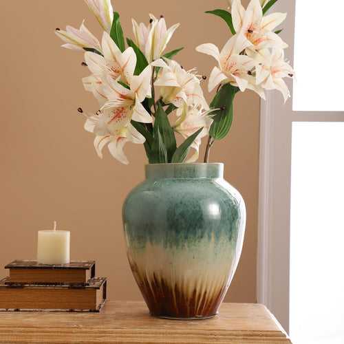 Beach Hues Ceramic Vase