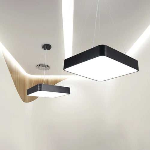 LED Solid Square Hanging Profile Light