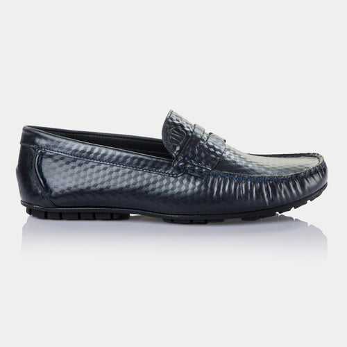 Martin Driving Moccasin (Navy 3D)