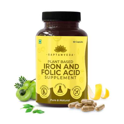 Iron and Folic Acid - 60 Capsules