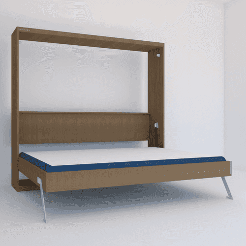 Queen Size Horizontal Bed With Desk