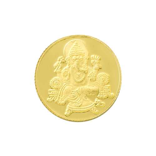 1 Gram Ganesh Gold Coin 24kt(999 Purity)