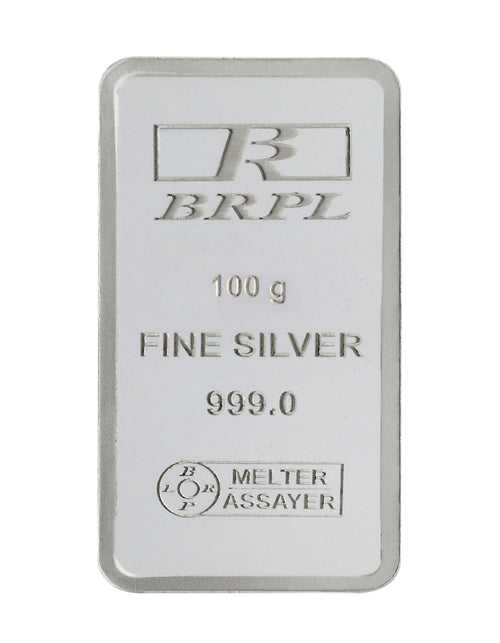 100 Gram Silver Bar (999 Purity)