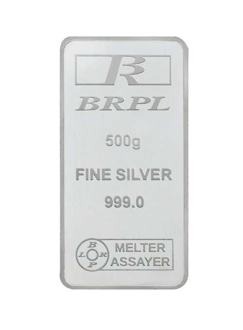 500 Gram Silver Bar (999 Purity)