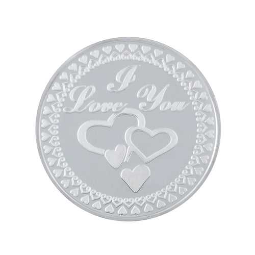 20 Gram I Love You Silver Coin (999 Purity)