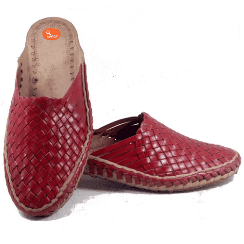 Sutra - Red handcrafted kolhapuri shoes for Women
