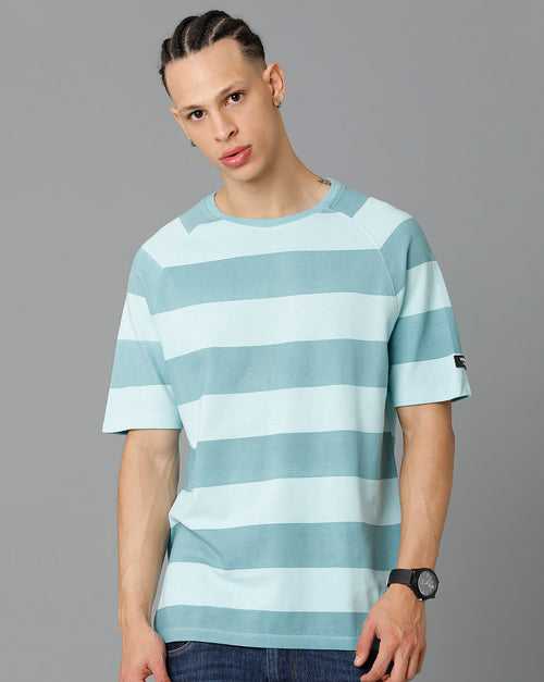 Voi Jeans Men Striped T-shirt