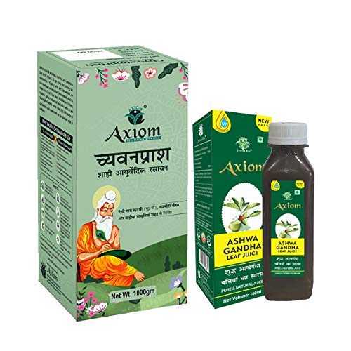 Axiom Chyawanprash 1kg & Ashwagandha Leaf juice