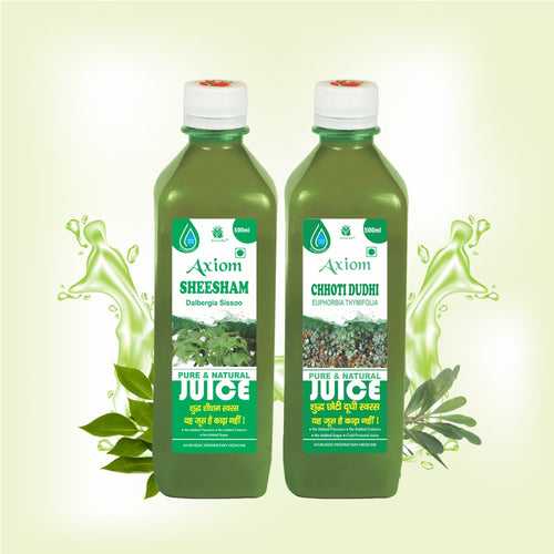 Axiom Gynaecological Problem Combo of Choti dudhi Juice 500ml + Sheesham Juice 500 ml