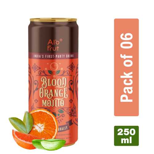 Alo Frut Blood Orange Mojito 250 ml Pack of 6