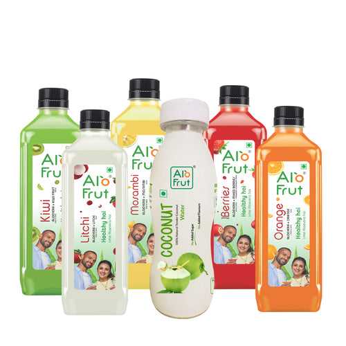 Alo Frut Juices Taste Combo, 200 ml - Pack of 48