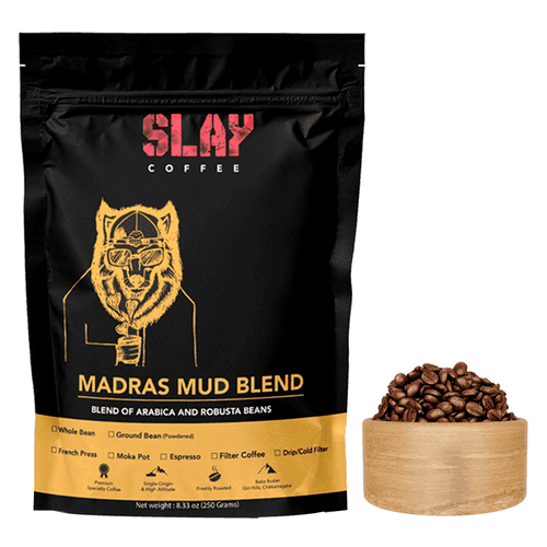 SLAY Coffee Madras Mud 100% -  250g (Pack 1)
