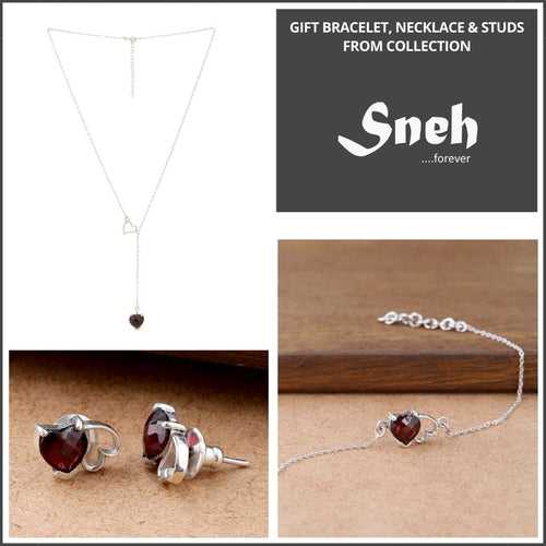Sneh Necklace, Studs & Bracelet Giftbox