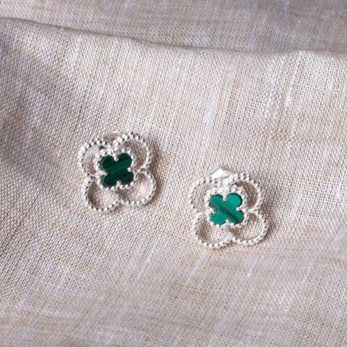 4Leaf Clover Studs - Silver