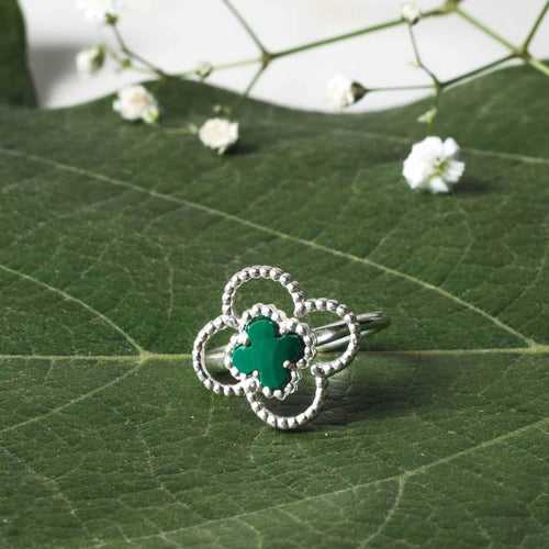 4Leaf Clover Ring - Silver