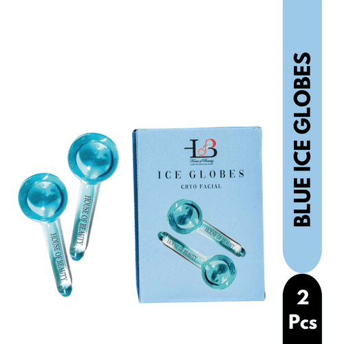 Blue Ice Globes (1 pair)