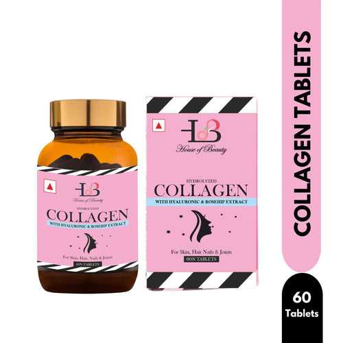 Hydrolyzed Collagen w/t Hyaluronic & Rosehip (60 Tablets)