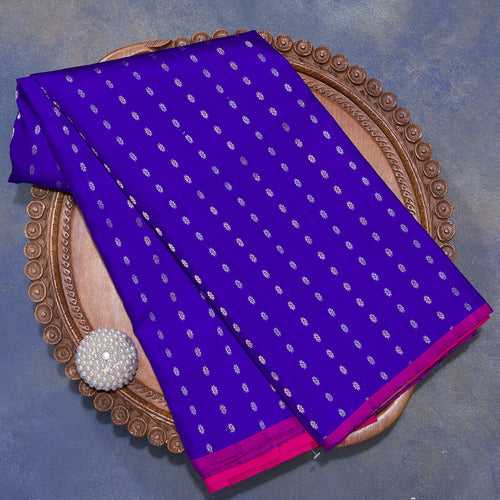 Royal Blue Soft Silk Saree