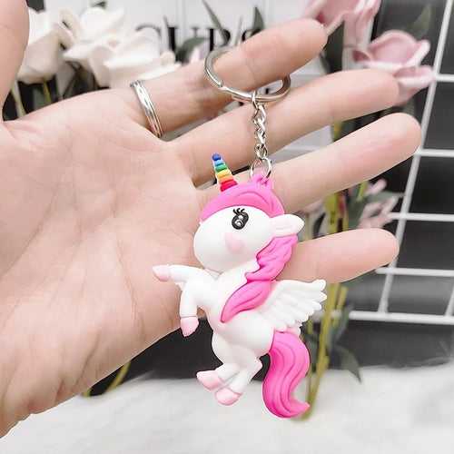 3D Unicorn Wings Keychain