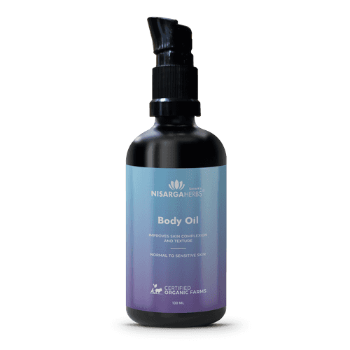 Nisarga Herbs Body Oil - Helps in locking moisture into the skin