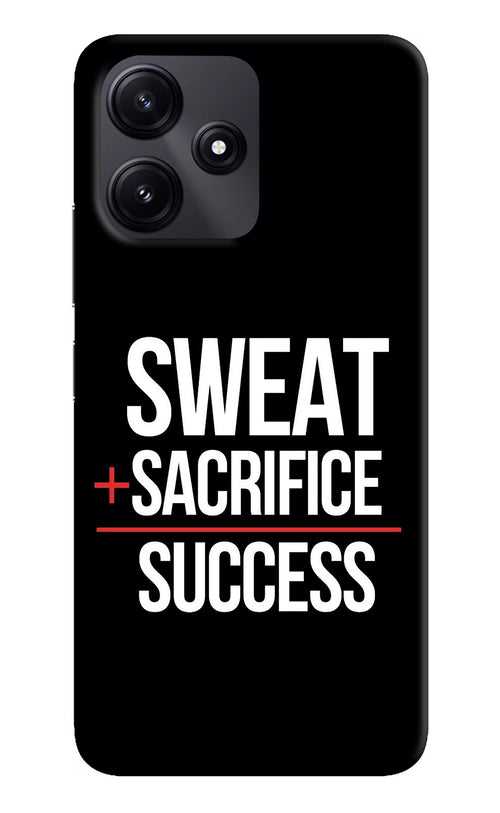 Sweat Sacrifice Success Poco M6 Pro 5G Back Cover