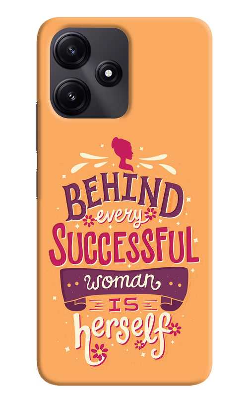 Behind Every Successful Woman There Is Herself Poco M6 Pro 5G Back Cover