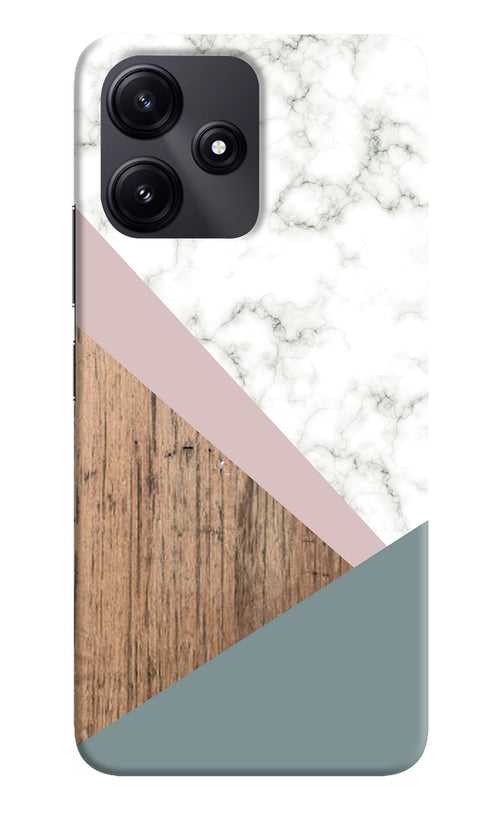 Marble wood Abstract Poco M6 Pro 5G Back Cover