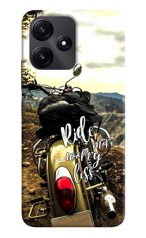 Ride More Worry Less Poco M6 Pro 5G Back Cover