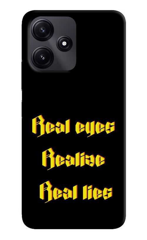 Real Eyes Realize Real Lies Poco M6 Pro 5G Back Cover