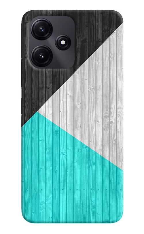 Wooden Abstract Poco M6 Pro 5G Back Cover