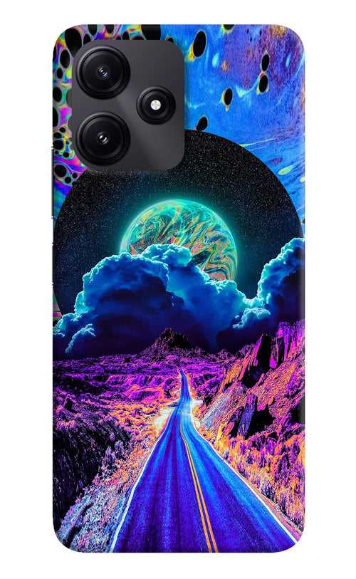 Psychedelic Painting Poco M6 Pro 5G Back Cover