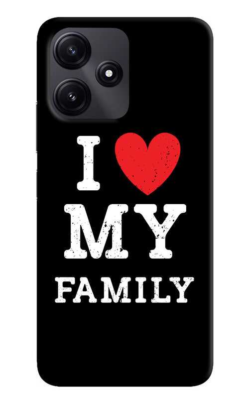 I Love My Family Poco M6 Pro 5G Back Cover