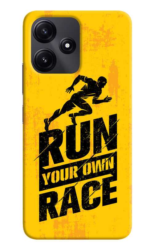 Run Your Own Race Poco M6 Pro 5G Back Cover