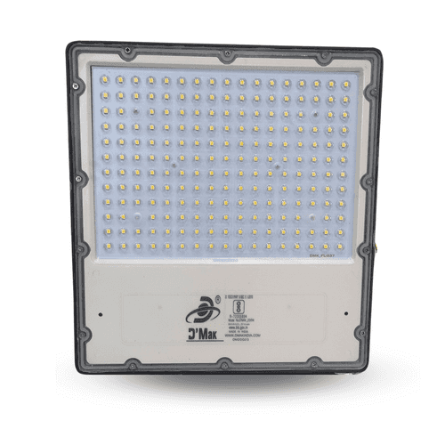 200 Watt LED Flood Light With Lens White Body Waterproof IP65 for Outdoor Purposes