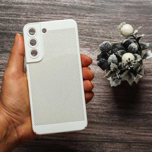 BREATHING WHITE Silicone Case for Samsung S23