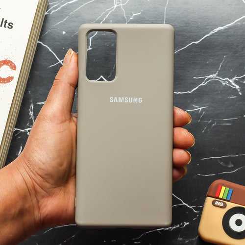 Light Brown Original Silicone case for Samsung S20