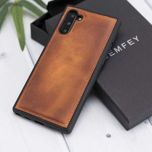 Brown Puloka Leather Case for Samsung Note 10
