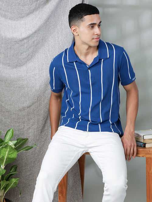 Surf The Web Stripe Polo