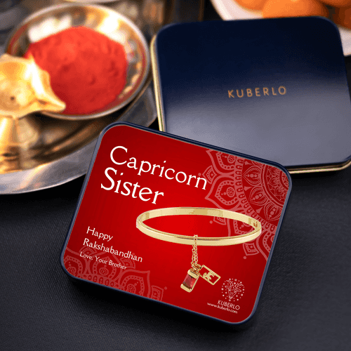 Capricorn Bangle Bracelet ( Dec 22 - Jan 19 ) - Dear Sister