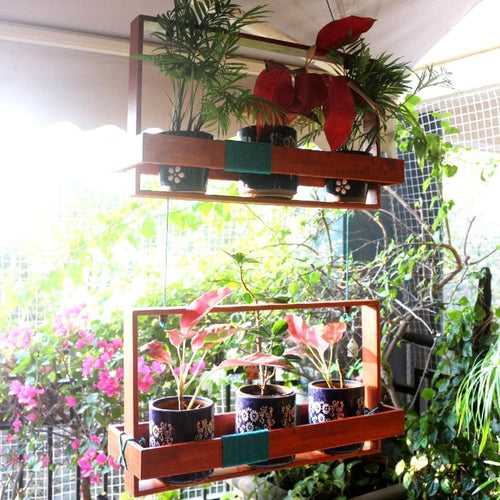 Hanging Planter Frame (Double)