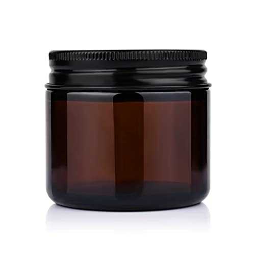 Empty Amber Jars 70ml for Candle Making or Cosmetic Use