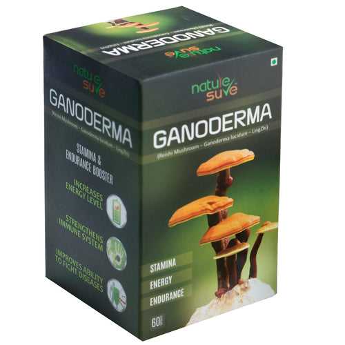 Nature Sure Ganoderma Ling Zhi Reishi Mushroom Capsules for Immunity