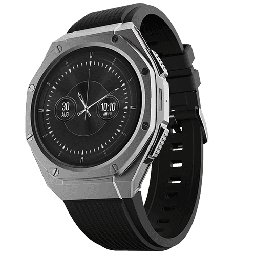 boAt Enigma X600 | Smartwatch with 1.43" (3.63 cm) Amoled Round Display, BT Calling, 100+ Watch Faces, 100+ Sports Modes