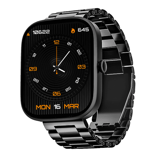 boAt Wave Convex | Smartwatch with 1.96" AMOLED Display, BT Calling, DIY Watch Face Studio, 700+ Active Modes
